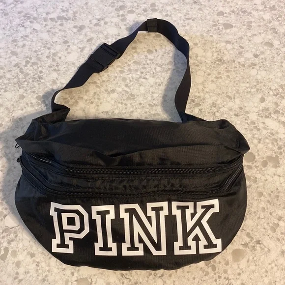 SALE NWOT large convertible PINK Victorias Secret belt bag-converts to back sack - Picture 4 of 16